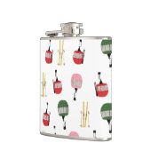 Flasques Funny Retro Ascenseur de ski Apres Ski d'hiver Ski (Gauche)