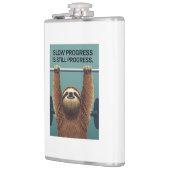 Flasques Funny Sloth Gym Motivation Poster - Slow Progress  (Gauche)