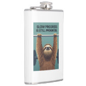 Flasques Funny Sloth Gym Motivation Poster - Slow Progress  (Droite)