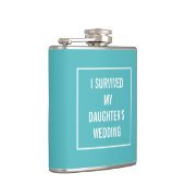 Flasques Funny Survived Mariage Aqua et White (Droite)