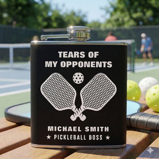 Flasques Funny tears of My Pickleball Opponents 