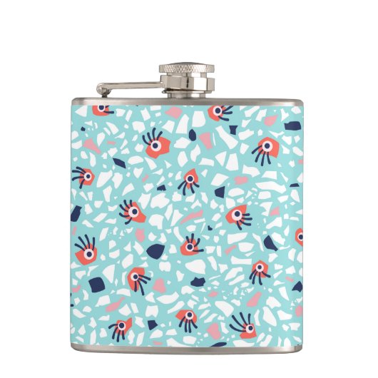 Flasques Funny Terrazzo Motif Enfants (Devant)
