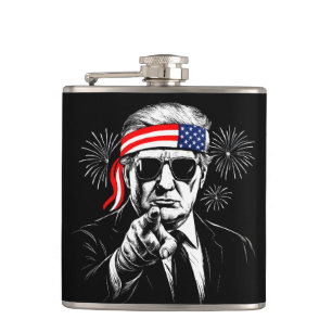 Flasques Funny Trump Golfe Des USA Amérique 2025 4 juillet