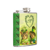 FLASQUES FUNNY VIEILLE MODE ST.PATRICK'S DAS CHATS AVEC LE (Droite)