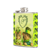 FLASQUES FUNNY VIEILLE MODE ST.PATRICK'S DAS CHATS AVEC LE (Gauche)