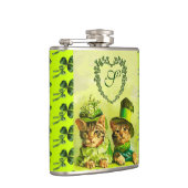 FLASQUES FUNNY VIEILLE MODE ST.PATRICK'S DAS CHATS AVEC LE (Droite)