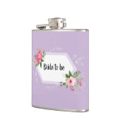 Flasques Futur mariée shower floral aquarelle (Gauche)