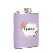 Flasques Futur mariée shower floral aquarelle (Droite)