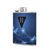 Flasques Future Tech Moderne Monogramme (Gauche)