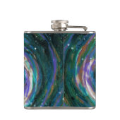 Flasques Galaxie d'émeraude et de violet (Dos)