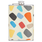 Flasques Galets multicolores en Arrière - plan blanc (Devant)