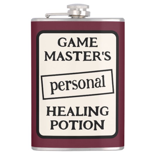 Flasques Game Master's Healing Potion Vinyl Wrapped Flask (Devant)