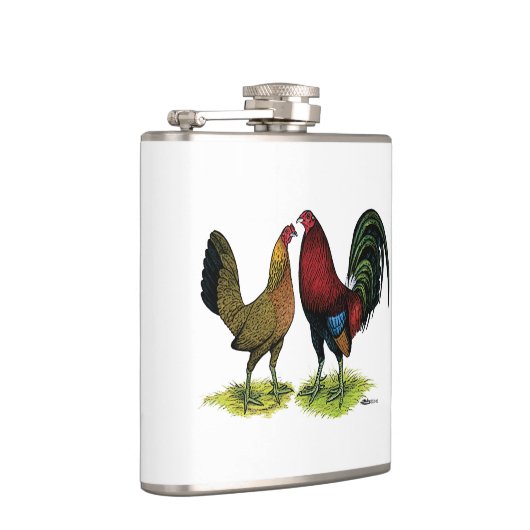 Flasques Gamefowl Pair (Droite)