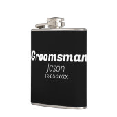 Flasques garçon d'honneur enterrement de vie de jeune fille (Gauche)