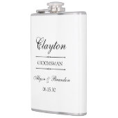 Flasques Garçon d'honneur Personnalisé (Gauche)