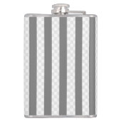 Flasques garçon squelette et silhouette de son chat art (Dos)