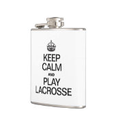 FLASQUES GARDER LE CALME ET JOUER LACROSSE (Gauche)