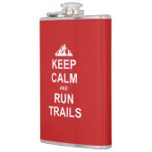 Flasques Gardez Le Calme Et Exécutez Des Trails Ultra Coura (Gauche)