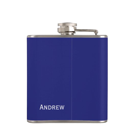 Flasques Gardez le calme et naviguez sur le bleu (Dos)