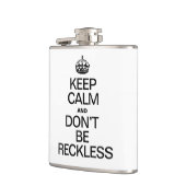 FLASQUES GARDEZ LE CALME ET NE SOYEZ PAS INATTENDANT (Gauche)