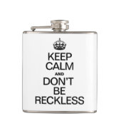 FLASQUES GARDEZ LE CALME ET NE SOYEZ PAS INATTENDANT (Devant)