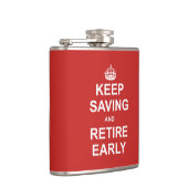 Flasques Gardez L'Économie Et La Retraite Préalables (Droite)