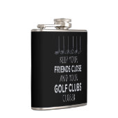 Flasques Gardez Vos Amis Près Et Vos Clubs De Golf Plus Prè (Droite)