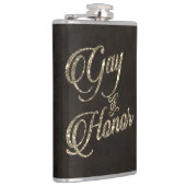 Flasques Gay of Honor Bar | Soirée de mariée Keepsaké Gold (Droite)