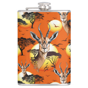 Flasques Gazelle Antelope africaine animal sauvage