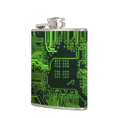 Flasques Geek de la carte de circuit électronique Nerd PCB  (Gauche)