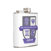 Flasques Gemini Birthday Crest™ for June 1-21 (Droite)