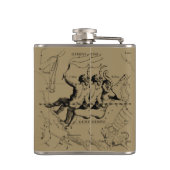 Flasques Gemini Constellation Zodiac Hevelius 1690 (Dos)