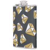 Flasques Gemstone Thème Vintage Motif sans couture. (Gauche)