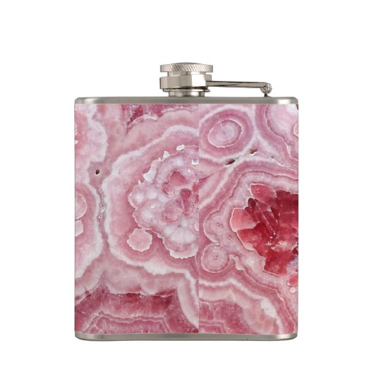 Flasques Géode cristal rose (Dos)