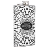 Flasques Géométrie du faisceau de cuir Personnaliser le bal (Droite)