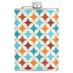 Flasques Géométrique stylé : Motif Vintage sans couture