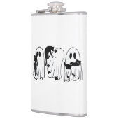 Flasques Ghost Holding Chat noir Funny Halloween Amoureux d (Gauche)