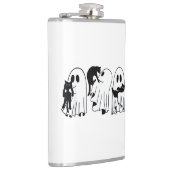 Flasques Ghost Holding Chat noir Funny Halloween Amoureux d (Droite)