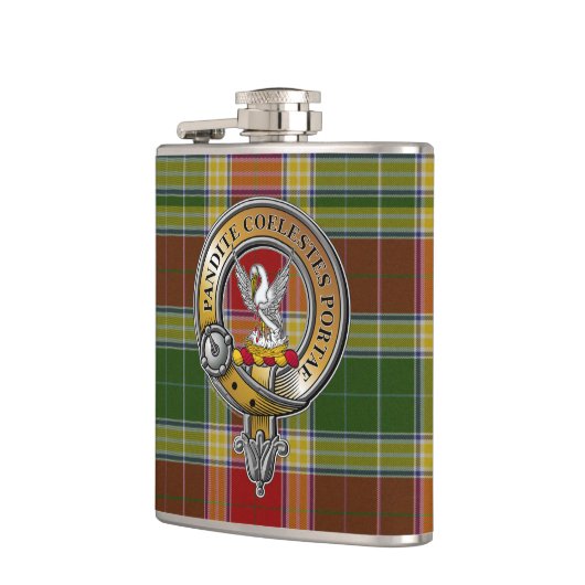 Flasques Gibbs Gibsone Tartan & Badge (Gauche)