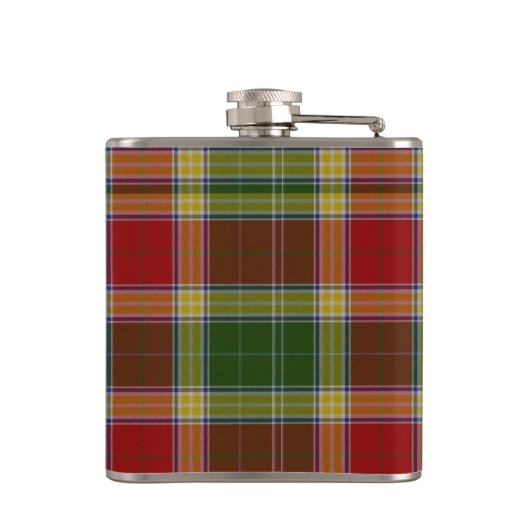 Flasques Gibbs Gibsone Tartan & Badge (Dos)