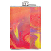 Flasques Gibier Red Purple Acrylic Flow Art (Dos)