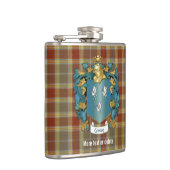 Flasques Gibson Family Crest et Tartan Plaid (Droite)