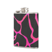 Flasques Girafe Imprimé Rose Fushia et Noir (Gauche)