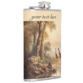 Flasques girafes botaniques vintages personnalisables (Droite)