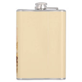 Flasques girafes botaniques vintages personnalisables (Dos)