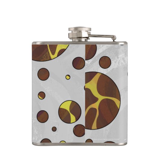 Flasques Giraffe Brown et jaune (Dos)