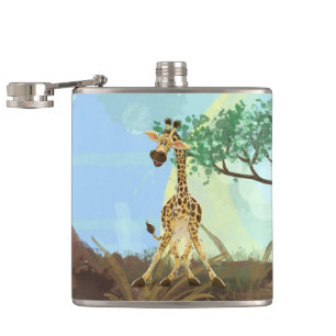 Flasques Giraffe de la Parade Animale