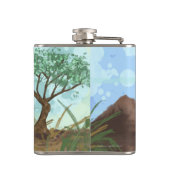 Flasques Giraffe de la Parade Animale (Dos)