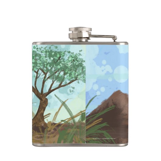 Flasques Giraffe de la Parade Animale (Dos)