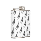 Flasques Giraffe Silhoutte noir et gris (Droite)